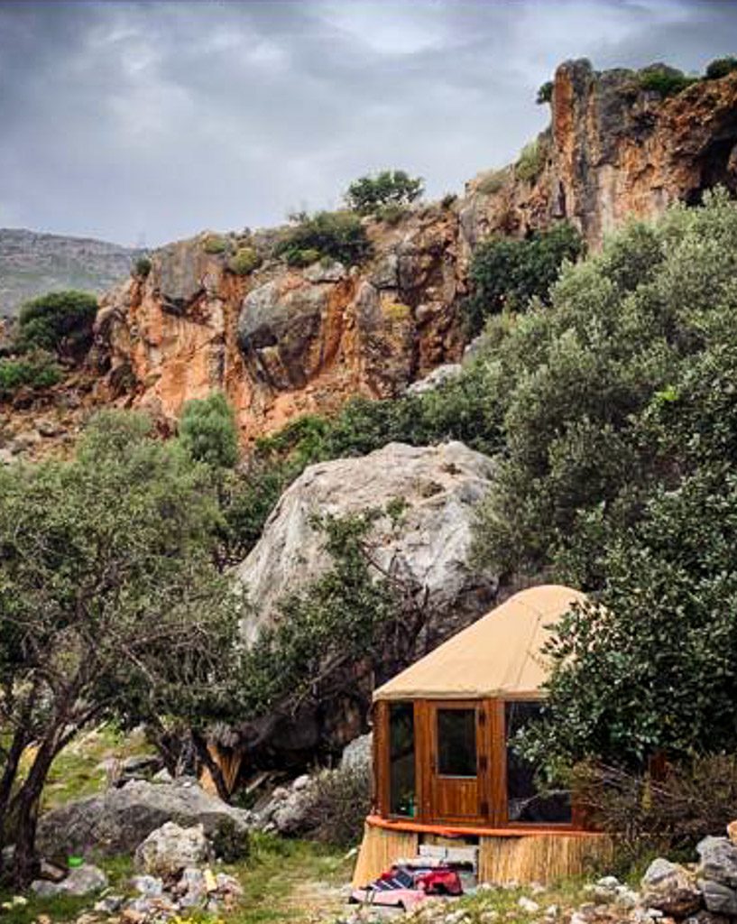 15 foot Yurt Workshop yurt in Greece